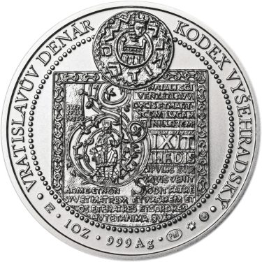 Náhled Reverzní strany - Korunovace Vratislava II českým králem - stříbro b.k.