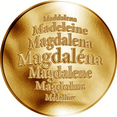 Náhled Averzní strany - Česká jména - Magdaléna - zlatá medaile