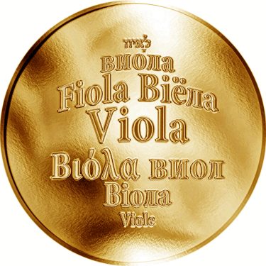 Náhled Averzní strany - Česká jména - Viola - zlatá medaile