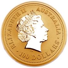 Náhled Reverzní strany - 2004 Monkey 1 Oz Australian gold coin